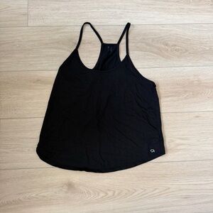 Gap Fit Open Back Black Women’s Tank Top